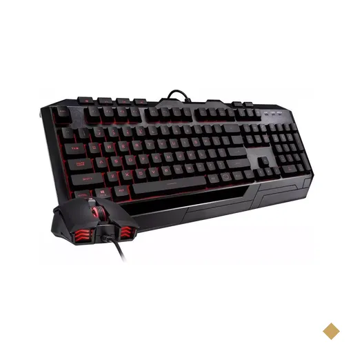 Kit Teclado e Mouse Cooler Master Devastator 3 Plus LED RGB USB