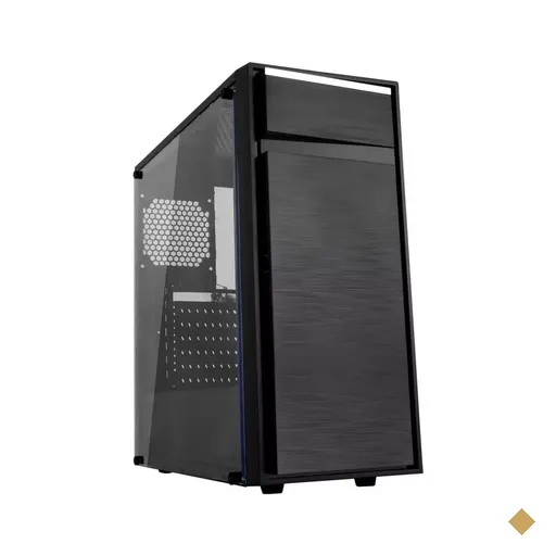Gabinete Bluecase BG-015, Lateral em Acrílico, Mid Tower Black