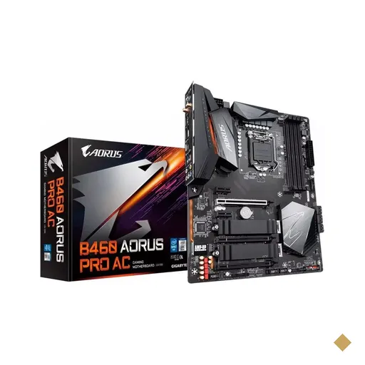 Placa Mãe Gigabyte B460M Aorus PRO AC (Intel B460/LGA 1200/M.2/Wi-Fi 5…