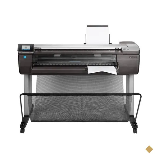Impressora plotter 24 Designjet T830 F9A28D HP CX 1 UN