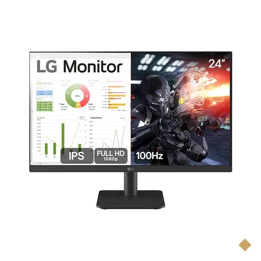 Monitor Gamer LG 24, Tela LED IPS Full HD, Taxa de atualização de 100Hz…