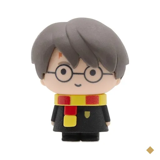 Borracha fantasia 3D, Harry Potter, Spiral Kids - BT 1 UN