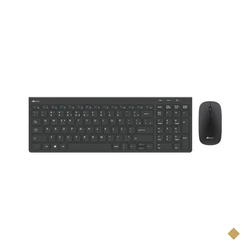 Teclado e Mouse sem Fio Recarregável, Wireless e Bluetooth, Padrão ABNT2…