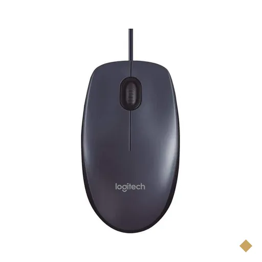 Mouse com fio USB Logitech M90 com Design Ambidestro e Facilidade Plug and Play…