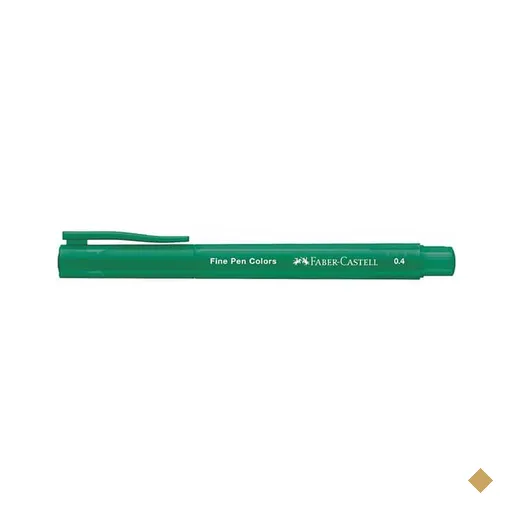 Caneta hidrográfica Ponta Porosa Fine Pen, Ponta Fina 0.4mm, Verde…