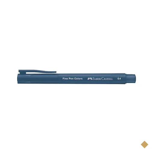Caneta hidrográfica Ponta Porosa Fine Pen, Ponta Fina 0.4mm, Azul Noite…