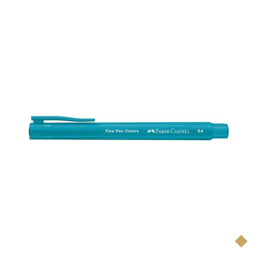Caneta hidrográfica Ponta Porosa Fine Pen, Ponta Fina 0.4mm, Verde Turquesa…