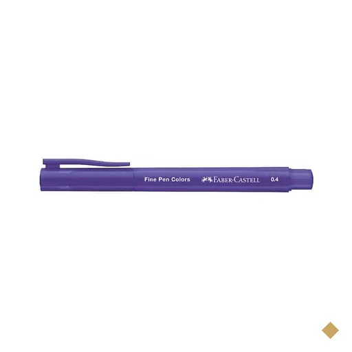 Caneta hidrográfica Ponta Porosa Fine Pen, Ponta Fina 0.4mm, Violeta…