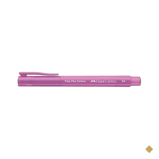 Caneta hidrográfica Ponta Porosa Fine Pen, Ponta Fina 0.4mm, Rosa Chiclete…