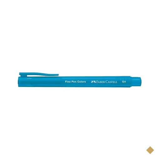 Caneta hidrográfica Ponta Porosa Fine Pen, Ponta Fina 0.4mm, Azul Neon…