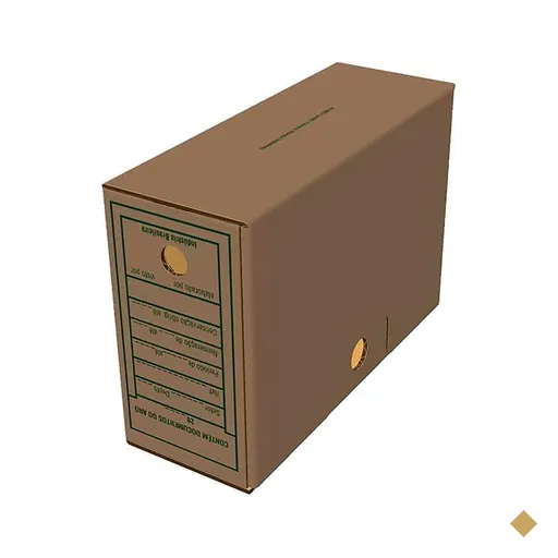 Arquivo morto papelão 2 capas kraft, 344 x 125 x 237mm, Westrock - UN 1 UN