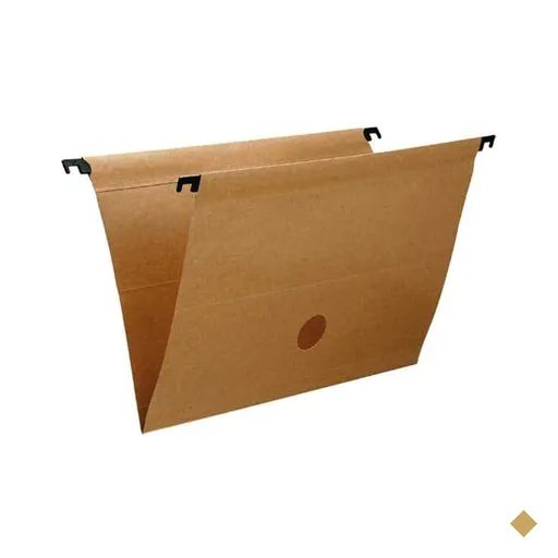 Pasta Suspensa Kraft 170G Home Office com Visor-Etiqueta e Grampo Plástico…