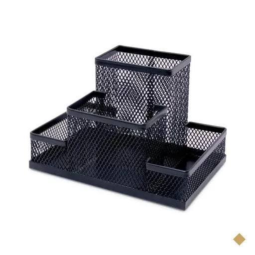 Organizador de mesa aramado, Preto, B83-318, Spiral Office CX 1 UN