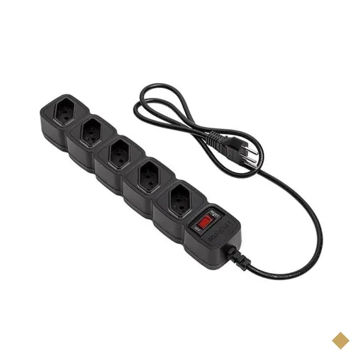 Protetor de linha 5 tomadas epe 205+ pt 4824203 Intelbras CX 1 UN