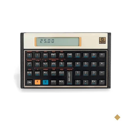 Calculadora Financeira HP 12C Gold Original (F2230A) - BT 1 UN