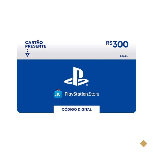 Gift Card GCMV Playstation network R$ 300,00, Sony 1 UN