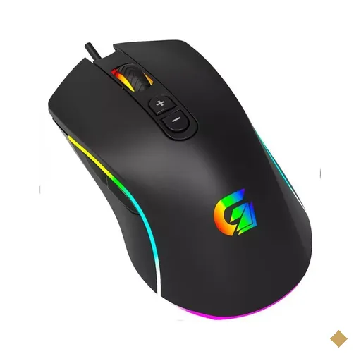 Mouse Fortrek Gamer G Cruiser 10000dpi LED RGB USB - Preto