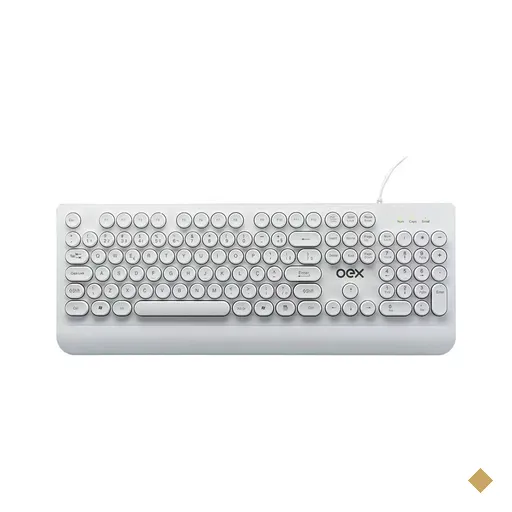 Teclado OEX Pop In TC401 USB Branco