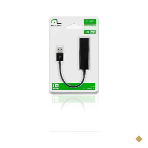 Cabo Conversor USB Am X Rj45 Fêmea Multil - WI272