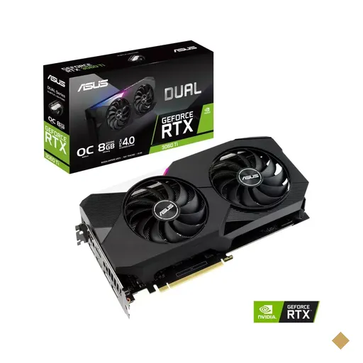 Placa de Vídeo ASUS GeForce RTX 3060 Ti Dual OC Edition 8GB GDDR6 256-bit…