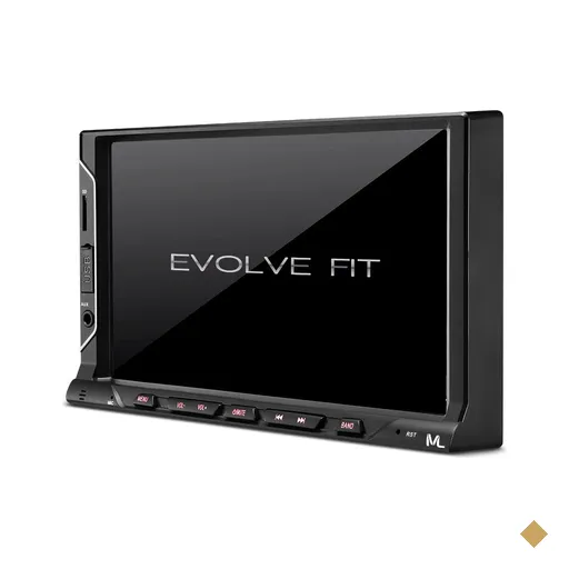 Central Multimídia Evolve Fit 7 Pol, 2 Din Mirror LINK MP5 4x35w Bluetooth +…