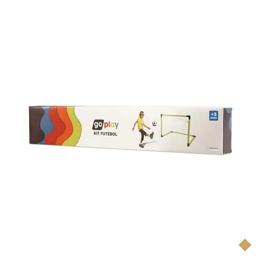Go Play Kit Futebol com Bola Trave de Gol e Bomba Indicado para +3 Anos…
