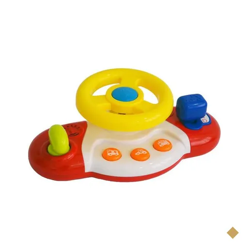 Volante Meu Primeiro Brinquedo Interativo Alimentação por 2 Pilhas AA…