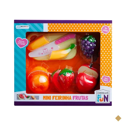 Creative Fun Mini Feirinha Frutas Multikids - BR1111