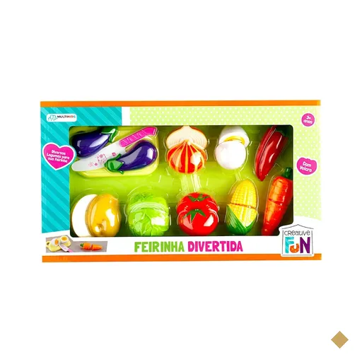 Creative Fun Feirinha Divertida Legumes Multikids - BR1109