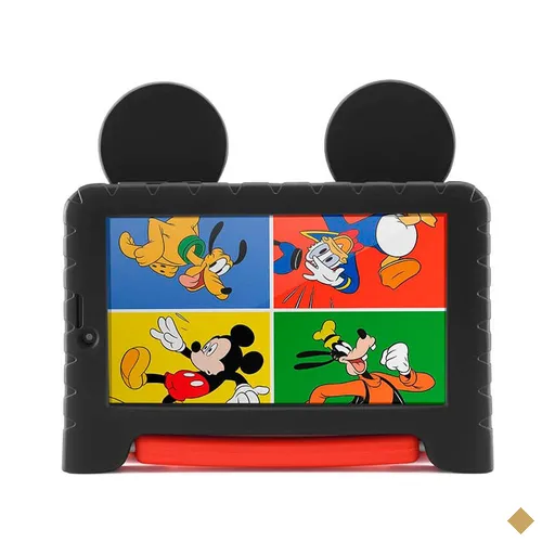 Tablet Multilaser Mickey Mouse Plus Wi Fi Tela 7 Pol, 16GB Quad Core - NB314