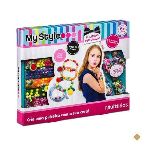 My Style Pulseiras Perfumadas com Miçangas Multikids - BR1119
