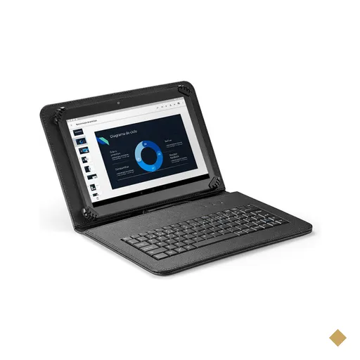 Case Com Teclado Para Tablets 9 E 10 Pol, Multilaser - PR993