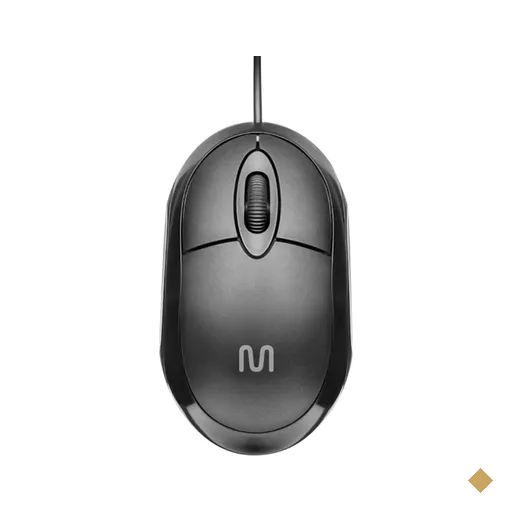 Mouse Classic Box Óptico USB 1200dpi Preto Multilaser - MO300