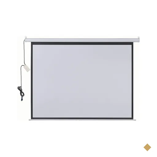 Tela de Projeção Retrátil Elétrica 203 X 152cm 220v - AC355