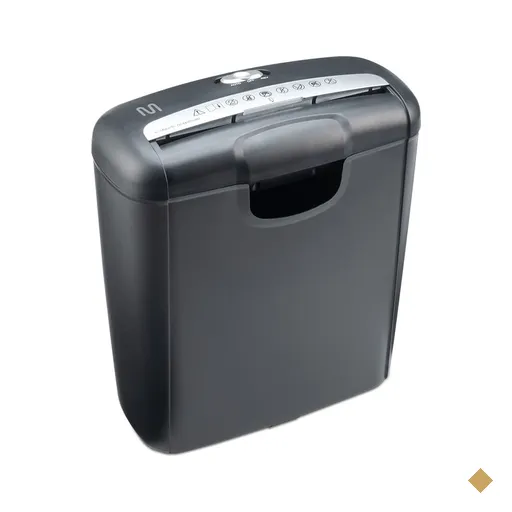 Fragmentadora de Papel e Cartão 127v 6 Folhas em Tiras 10L Preto Multi - OF009