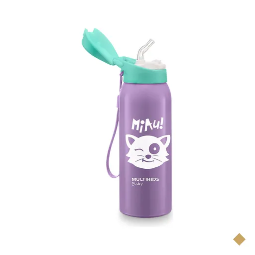 Copo Térmico com Canudo Keep it Cool Lilas Multikids Baby - BB1106OUT…