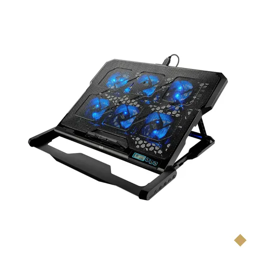 Cooler Para Notebook Com 6 Fans Led Azul Hexa Cooler - AC282OUT [Reembalado]