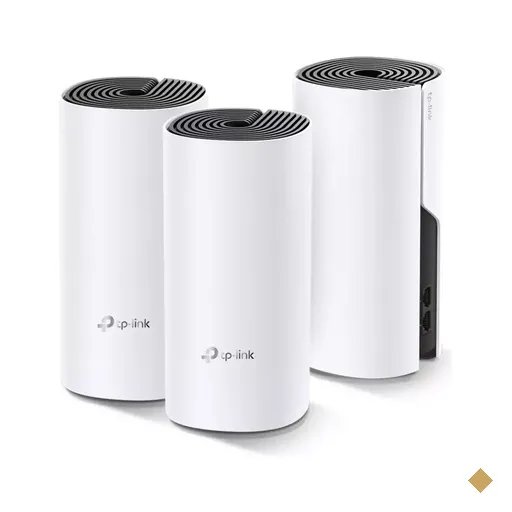 Roteador TP-Link Deco E4 (3-Pack) WiFi Mesh Wireless AC1200 Dual Band Ethernet…
