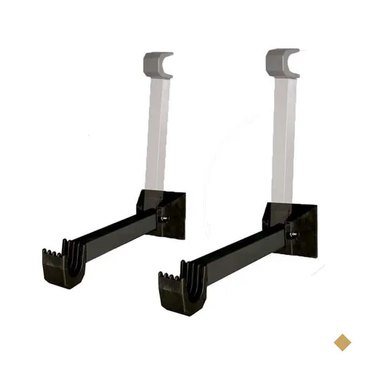 Suporte de Parede para Bicicleta até 20Kg com 2 Hastes Retráteis em Q195 e…