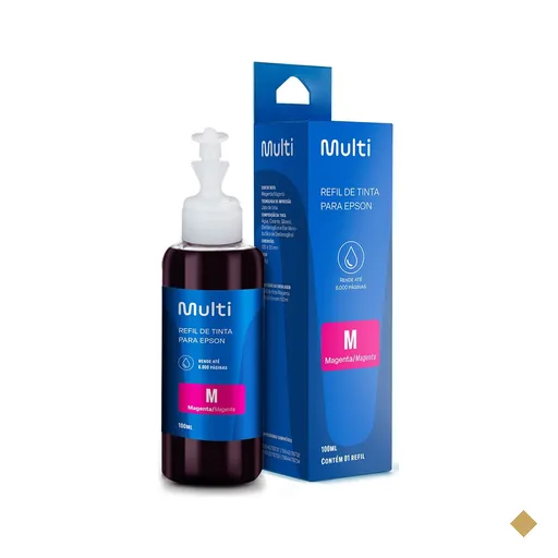 Refil de Tinta Magenta 100ml -  Compativel Para Impressoras Epson - RF007OUT…