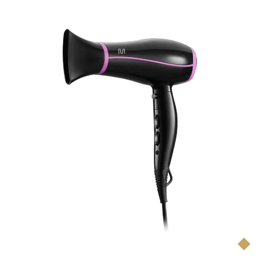 Secador de Cabelo com Cabo Dobrável + Alça para Pendurar 1800w-Bivolt Multi…