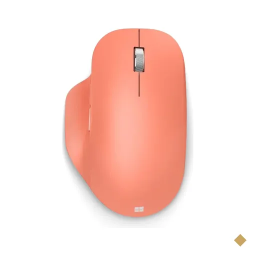 Mouse Bluetooth Ergonômico Laranja - Microsoft