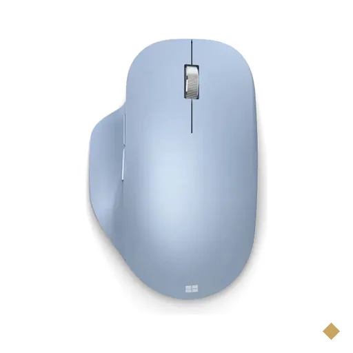 Mouse Bluetooth Ergonômico Azul Microsoft