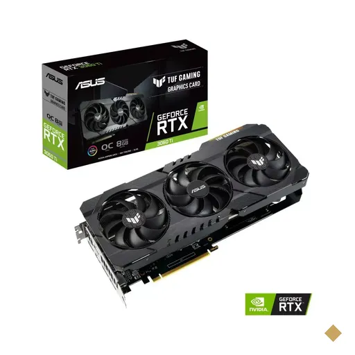 Placa de Vídeo ASUS GeForce RTX 3060 Ti TUF Gaming OC Edition 8GB GDDR6…