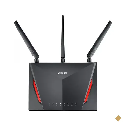 Roteador ASUS RT-AC86U Gaming WiFi AiMesh com MU-MIMO Wireless AC2900 Dual Band…