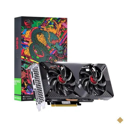 Placa de Vídeo PCYes GeForce GTX 1660 Graffiti OC Edition 6GB GDDR5 192-bit…