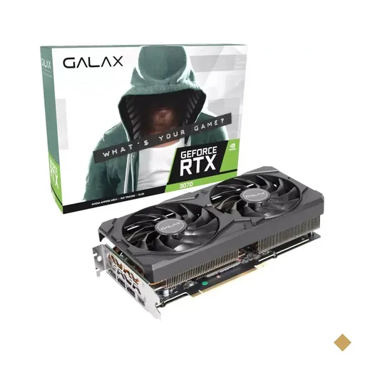 Placa de Vídeo GALAX GeForce RTX 3070 (1-Click OC) 8GB GDDR6 256-bit PCI-E 4.0…