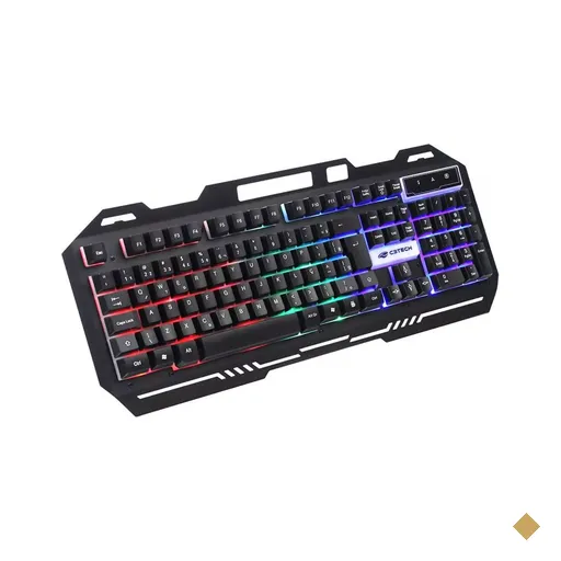 Teclado C3Tech KG-40BK LED RGB Gamer USB Preto