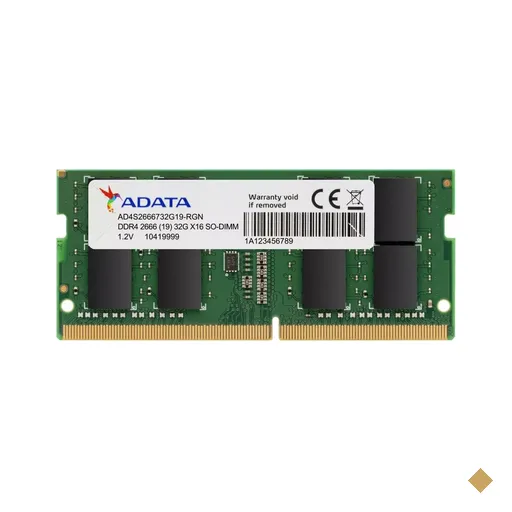 Memória Notebook ADATA 4GB DDR4 SO-DIMM 2666MHz 1.2V CL19