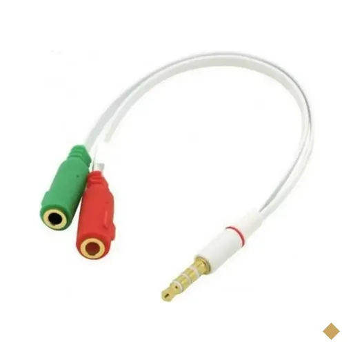 Cabo Adaptador Conversor 2 P2 (F) x P3 (M) 15cm - Chip SCE